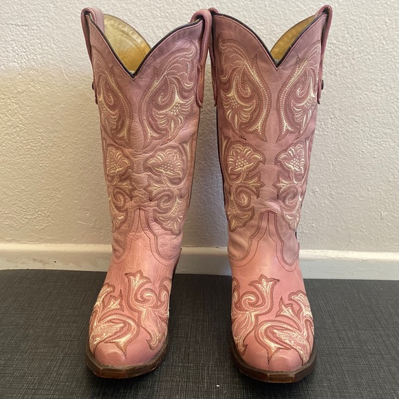 Corral Pink Floral Full Stitch, Size 8 - Picture 2 of 10